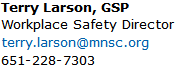 image of Terry Larson's contact info